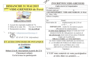 Vide Greniers & Concours de Pétanque US Forcé