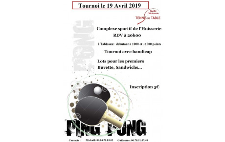 Tournoi L'Huisserie