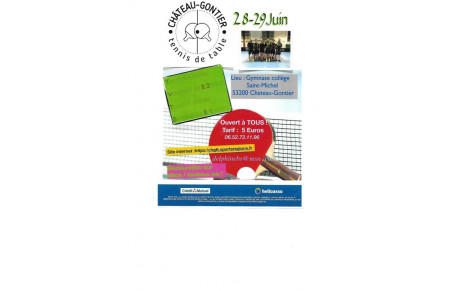 Tournoi Chateau-Gontier